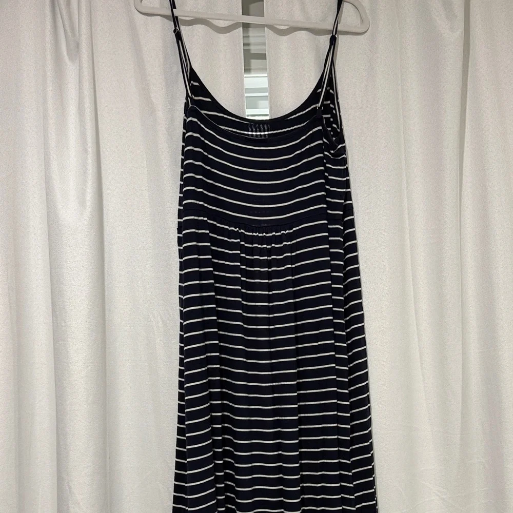 Calvin Klein Black and White Striped Maxi Dress - Picture 5 of 7